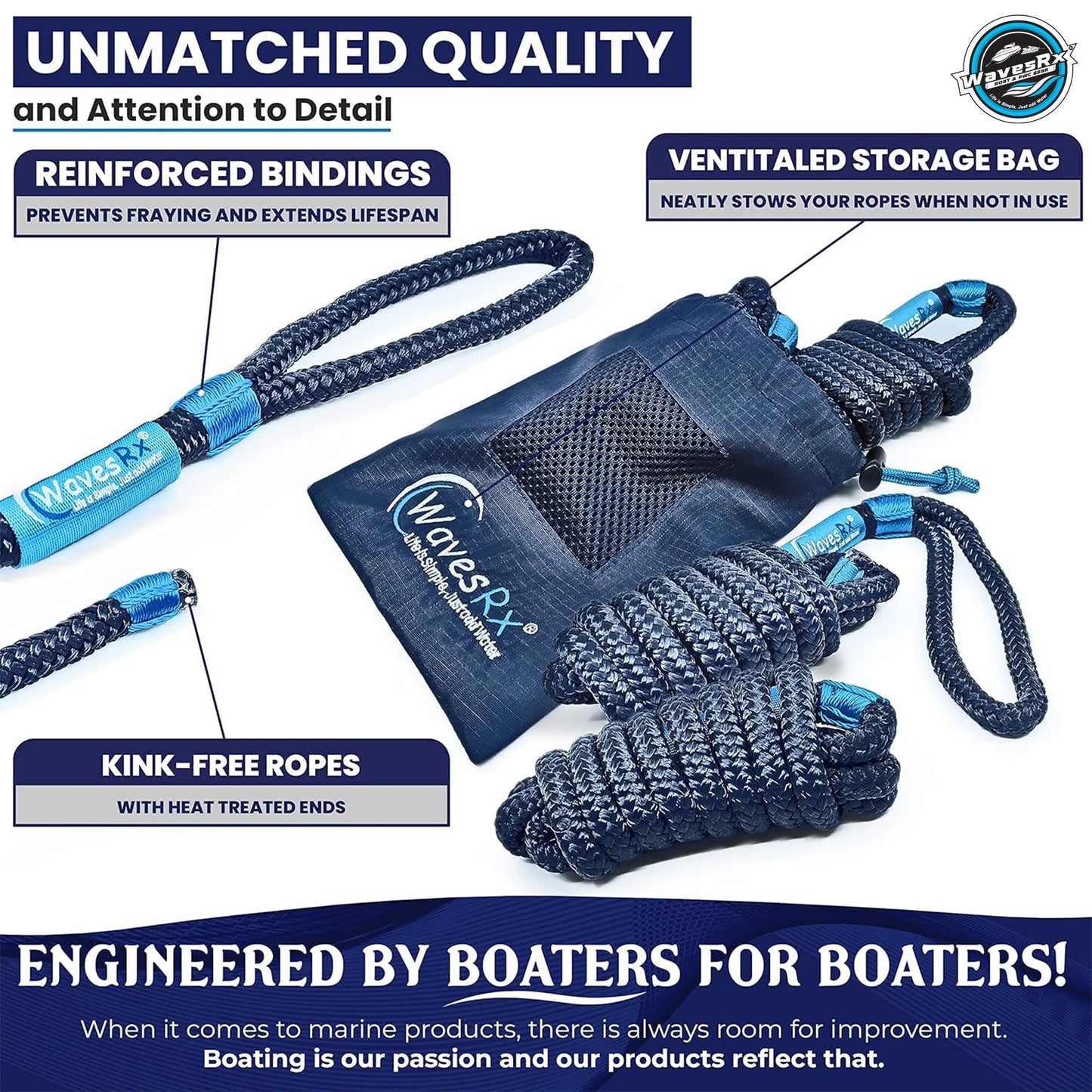 3/8” X 6’ FENDER LINES