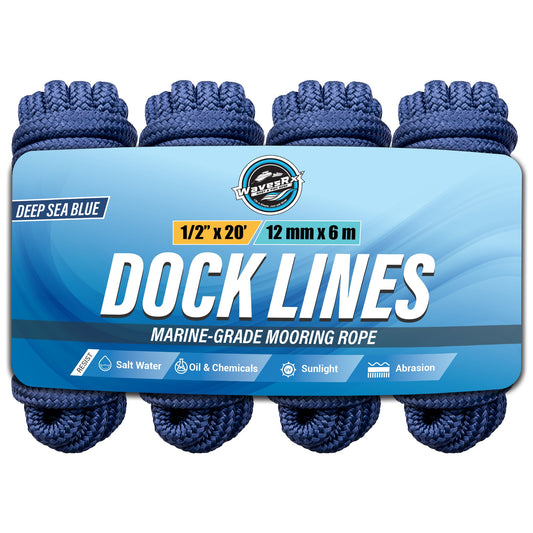 1/2” X 20’ DOCK LINES