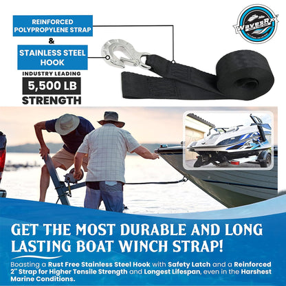 BOAT TRAILER WINCH STRAP