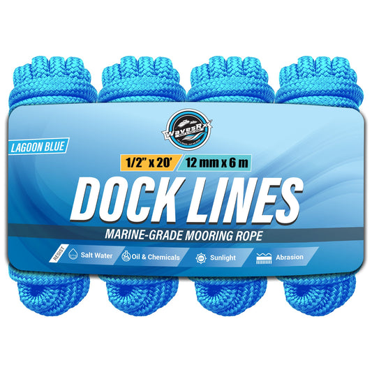 1/2” X 20’ DOCK LINES