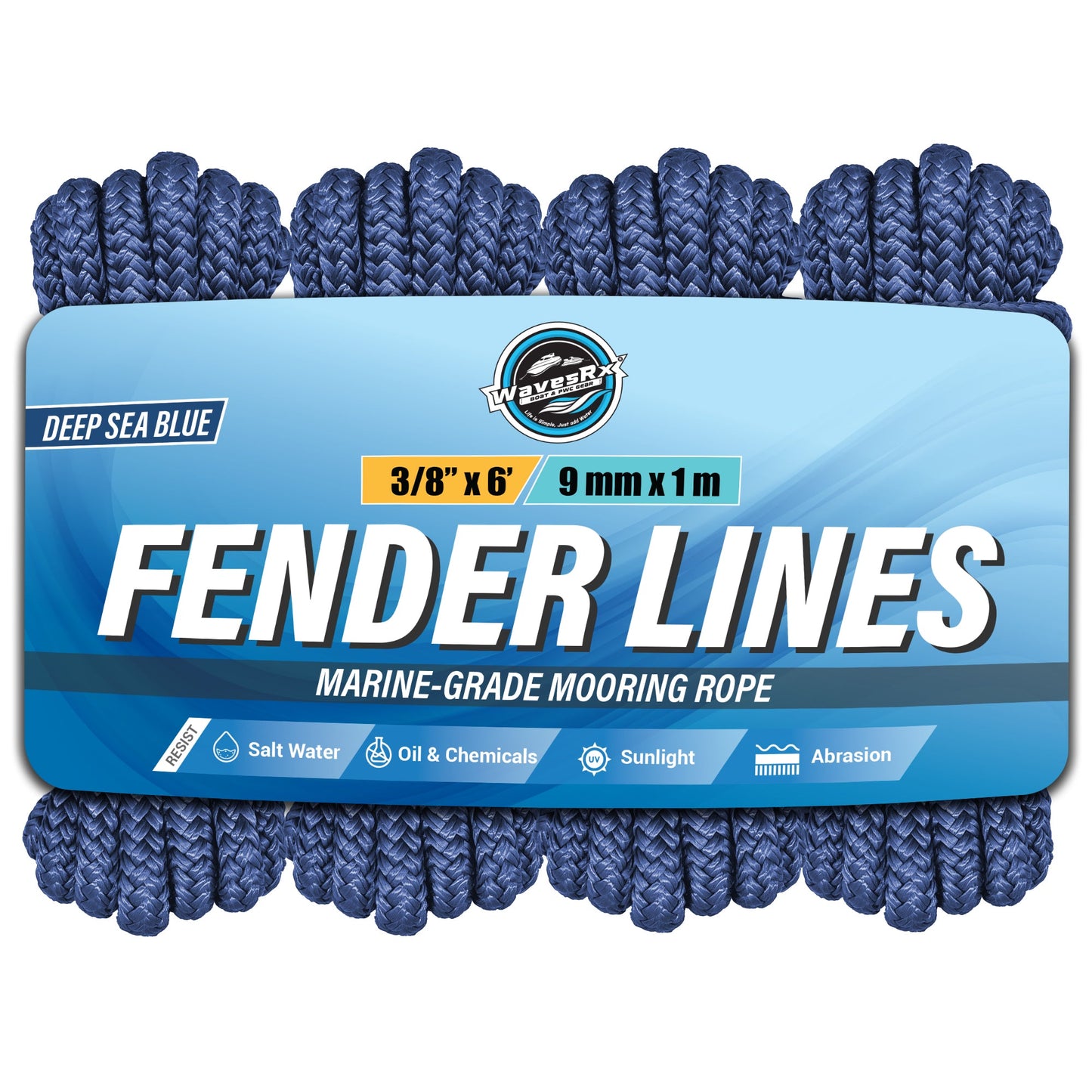 3/8” X 6’ FENDER LINES