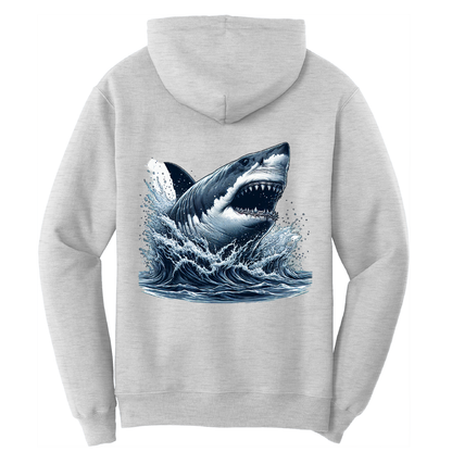 Cape Cod, MA Jaws Women's Cotton Hoodie