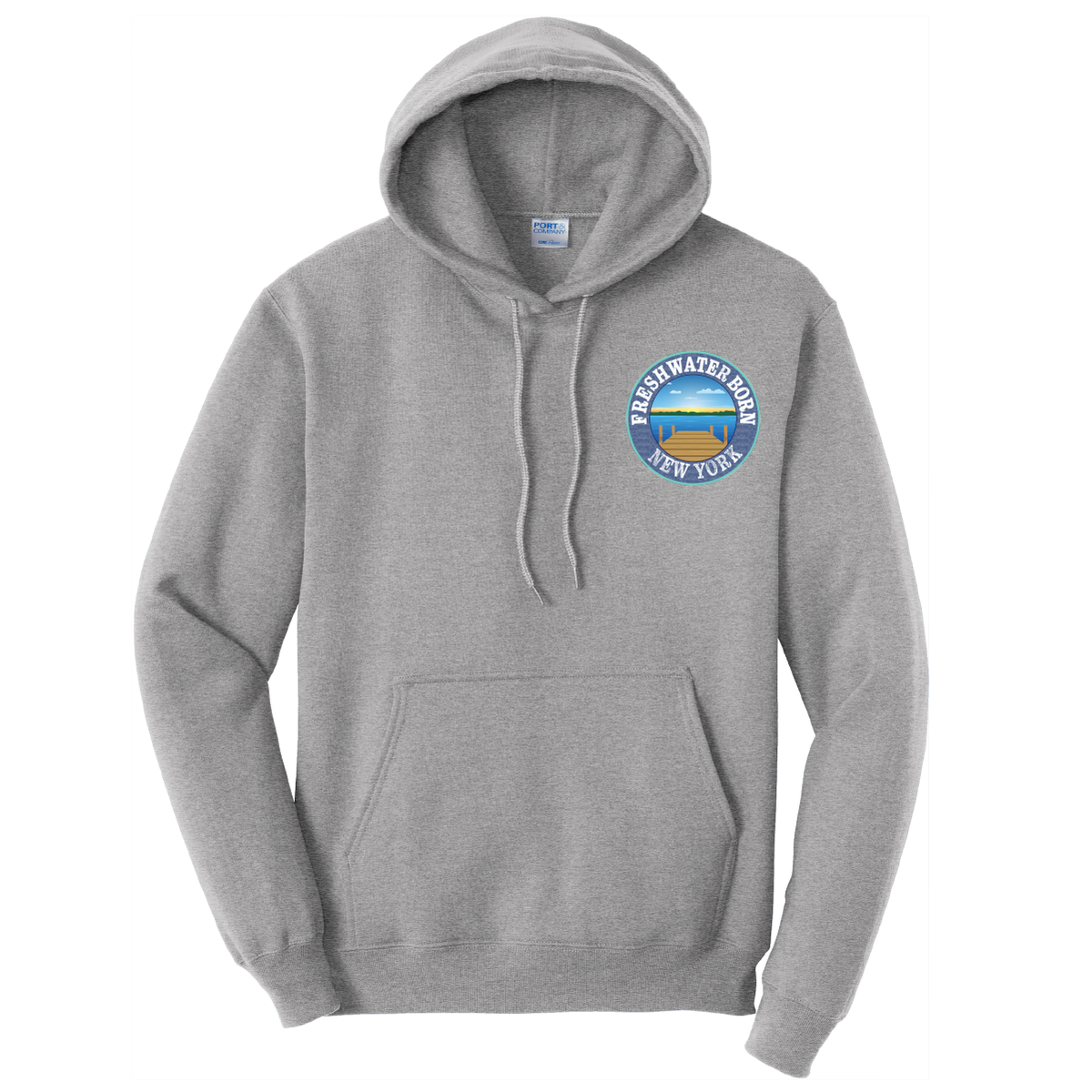 New York Freshwater Born Men's "All For Rum and Rum For All" Cotton Hoodie
