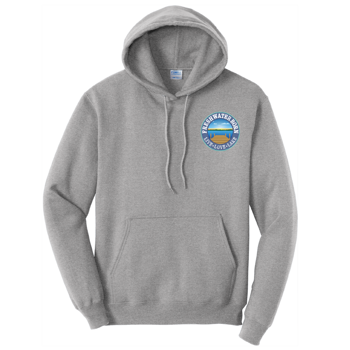 Freshwater Born- Heartland Heritage Men's Cotton Hoodie