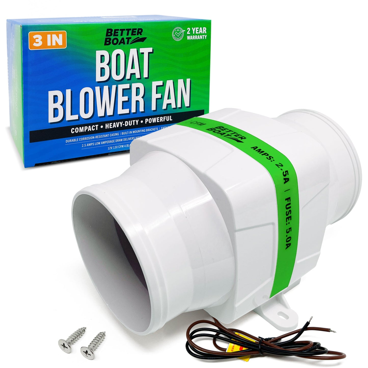 Boat Blower Fan Inline 12v