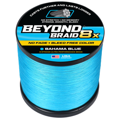 8 Strand No Fade Braided Fishing Line Series - Super Sleek & Smooth Braided Fishing Line - High Performance Fishing Line For Saltwater & Freshwater