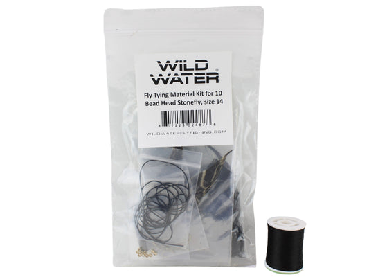 Wild Water Fly Fishing Fly Tying Material Kit, Bead Head Stonefly | SendIt Sailing