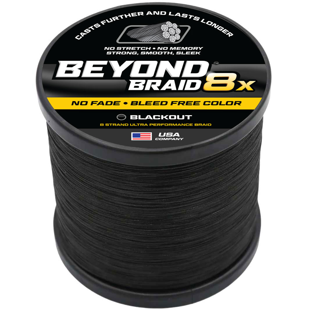 8 Strand No Fade Braided Fishing Line Series - Super Sleek & Smooth Braided Fishing Line - High Performance Fishing Line For Saltwater & Freshwater