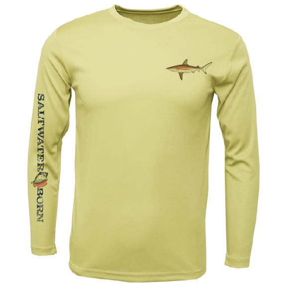 SK Blacktip on Chest Long Sleeve UPF 50+ Dry-Fit Shirt