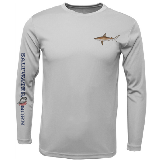 Clean Blacktip Long Sleeve UPF 50+ Dry-Fit Shirt