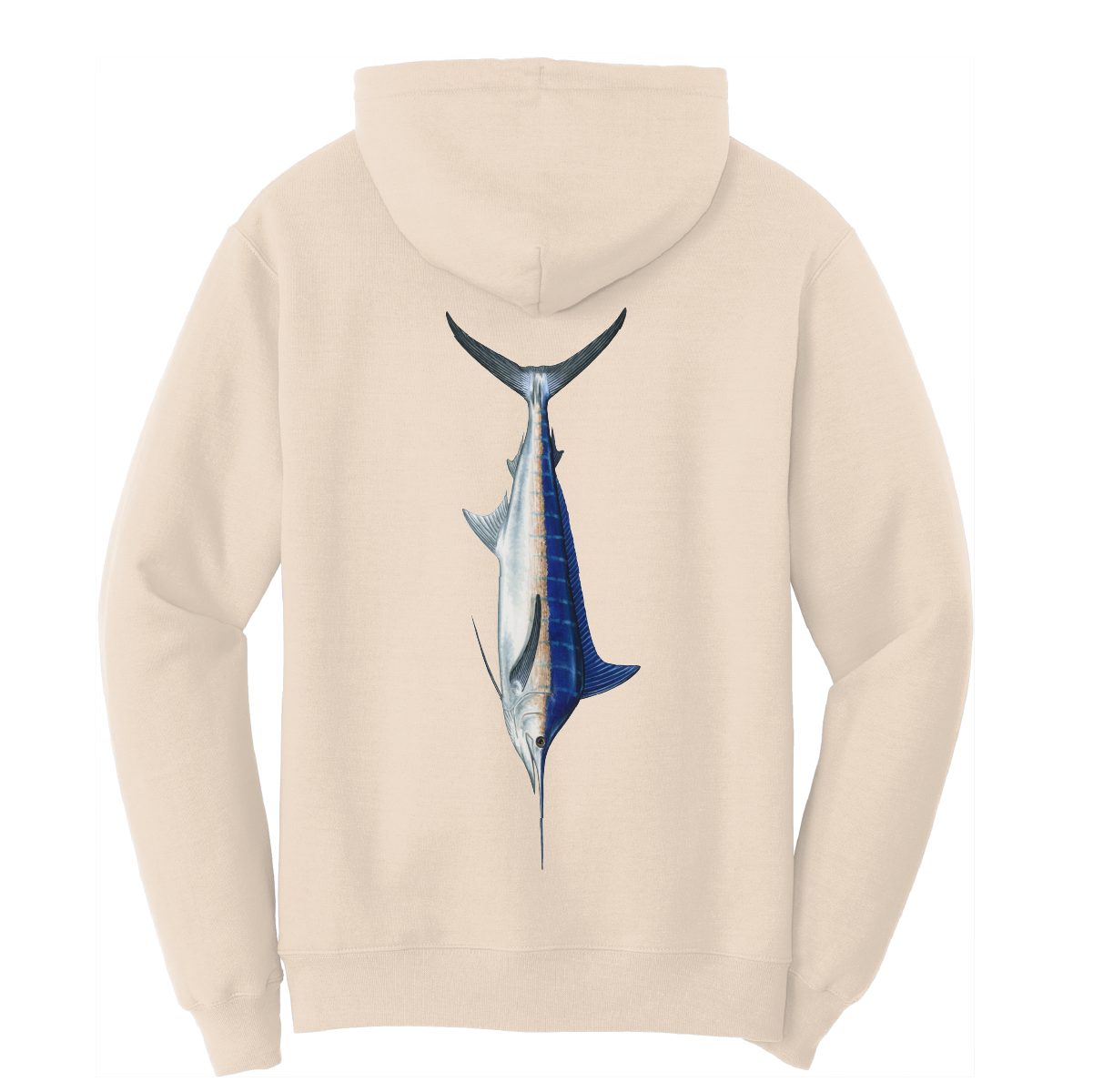 Blue Marlin Cotton Hoodie