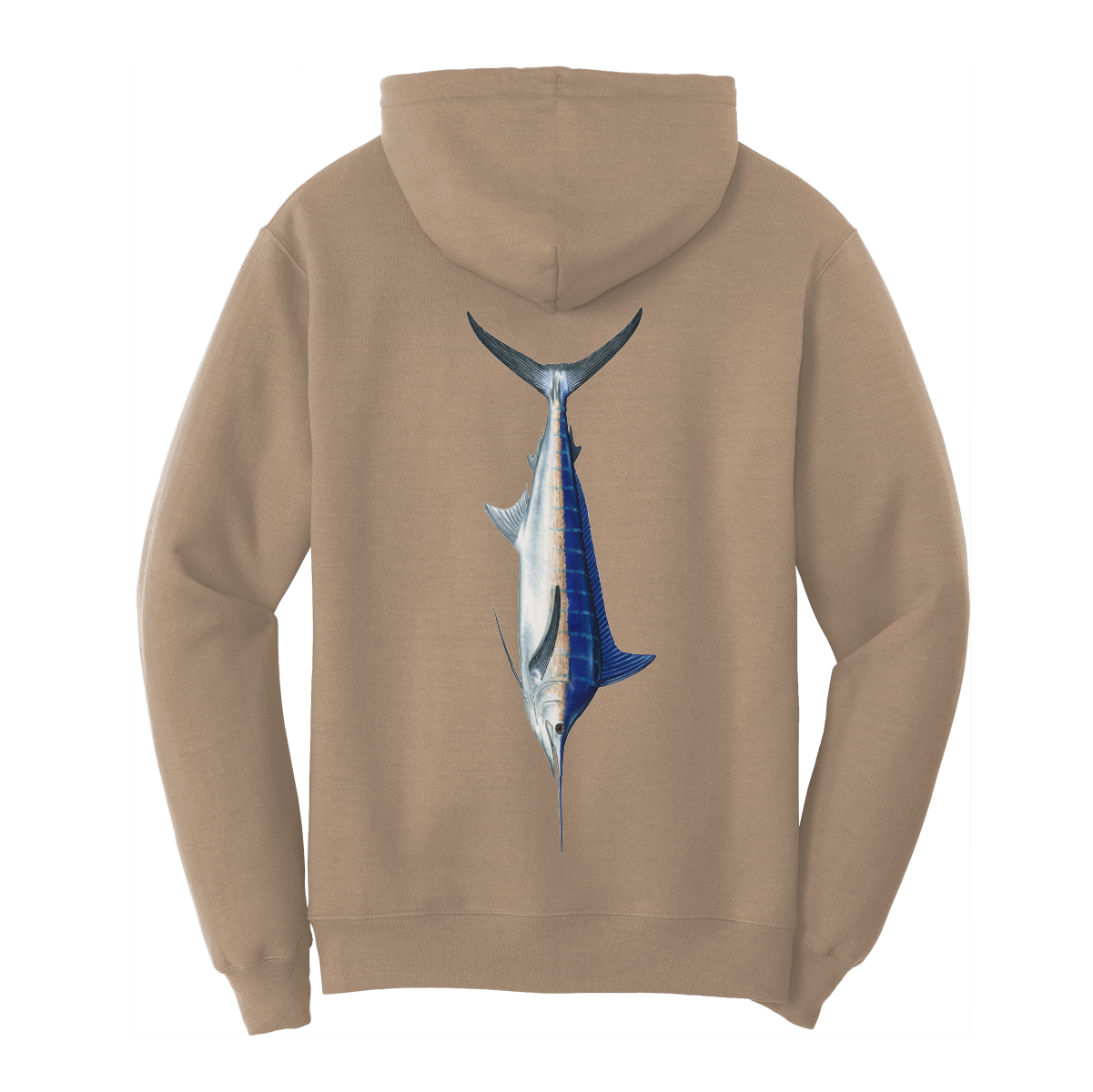 Blue Marlin Cotton Hoodie