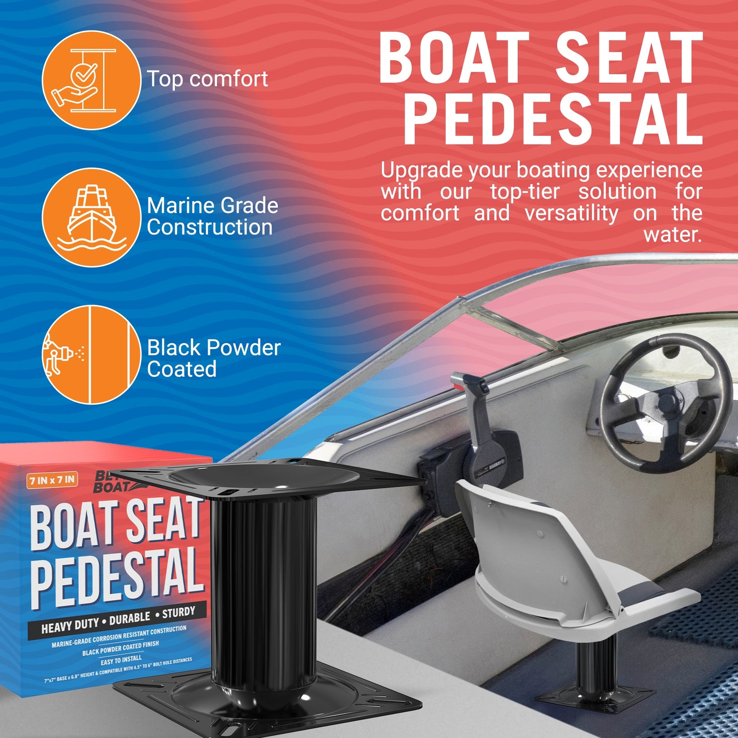 Boat Seat Pedestal