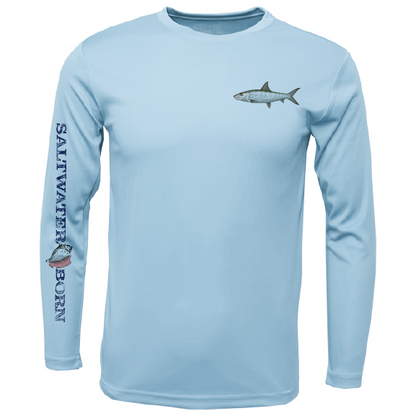 SK Bonefish on Chest Long Sleeve UPF 50+ Dry-Fit Shirt