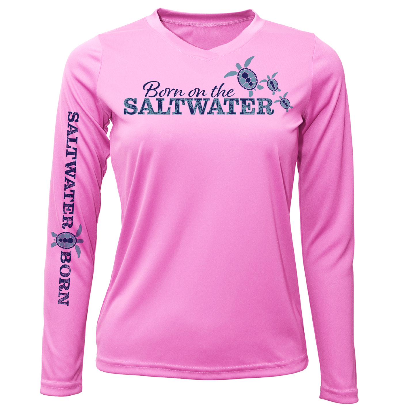 Key West "Born On The Saltwater" Long Sleeve UPF 50+ Dry-Fit Shirt
