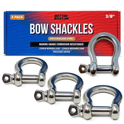 Stainless Steel Bow Shackles