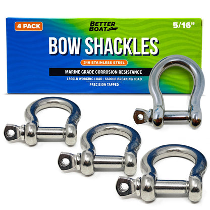 Stainless Steel Bow Shackles