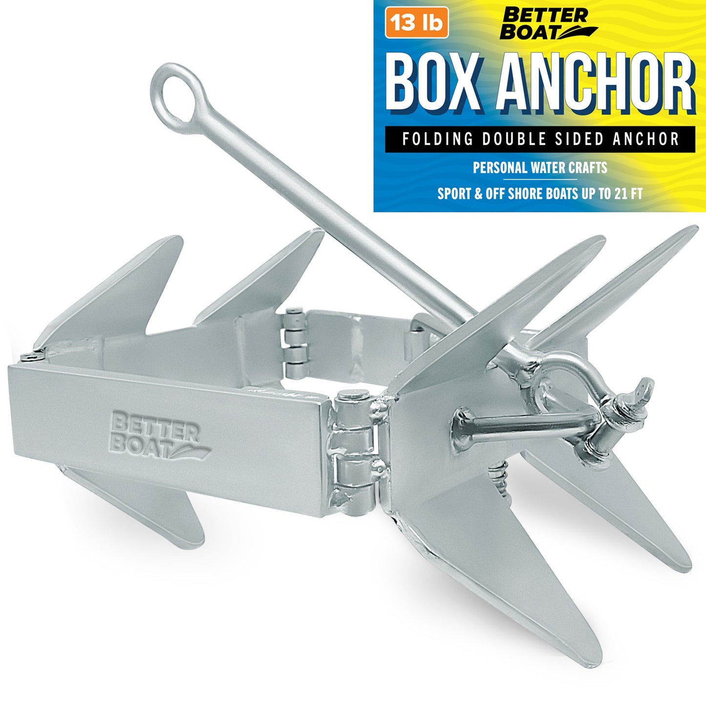 Better Boat Box Anchor for Boats Folding Anchor