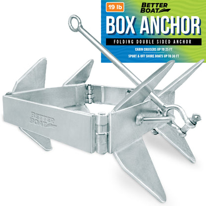 Better Boat Box Anchor for Boats Folding Anchor