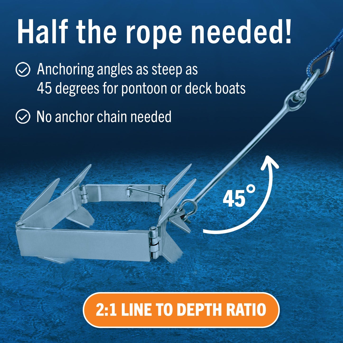 Better Boat Box Anchor for Boats Folding Anchor