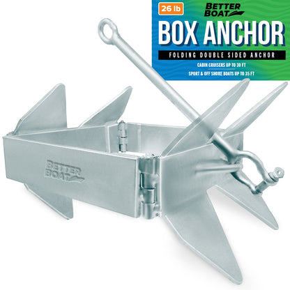 Better Boat Box Anchor for Boats Folding Anchor