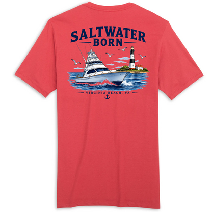 Virginia Beach, VA Sportfisher Women's Cotton Tee