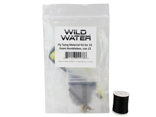 Wild Water Fly Fishing Fly Tying Material Kit, Foam Bumblebee | SendIt Sailing