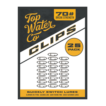 Topwater Co Speed Clips (15-45-70-120lbs)