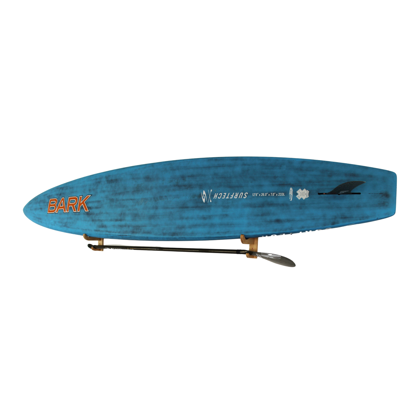 Bamboo SUP Wall Mount with Paddle Rack