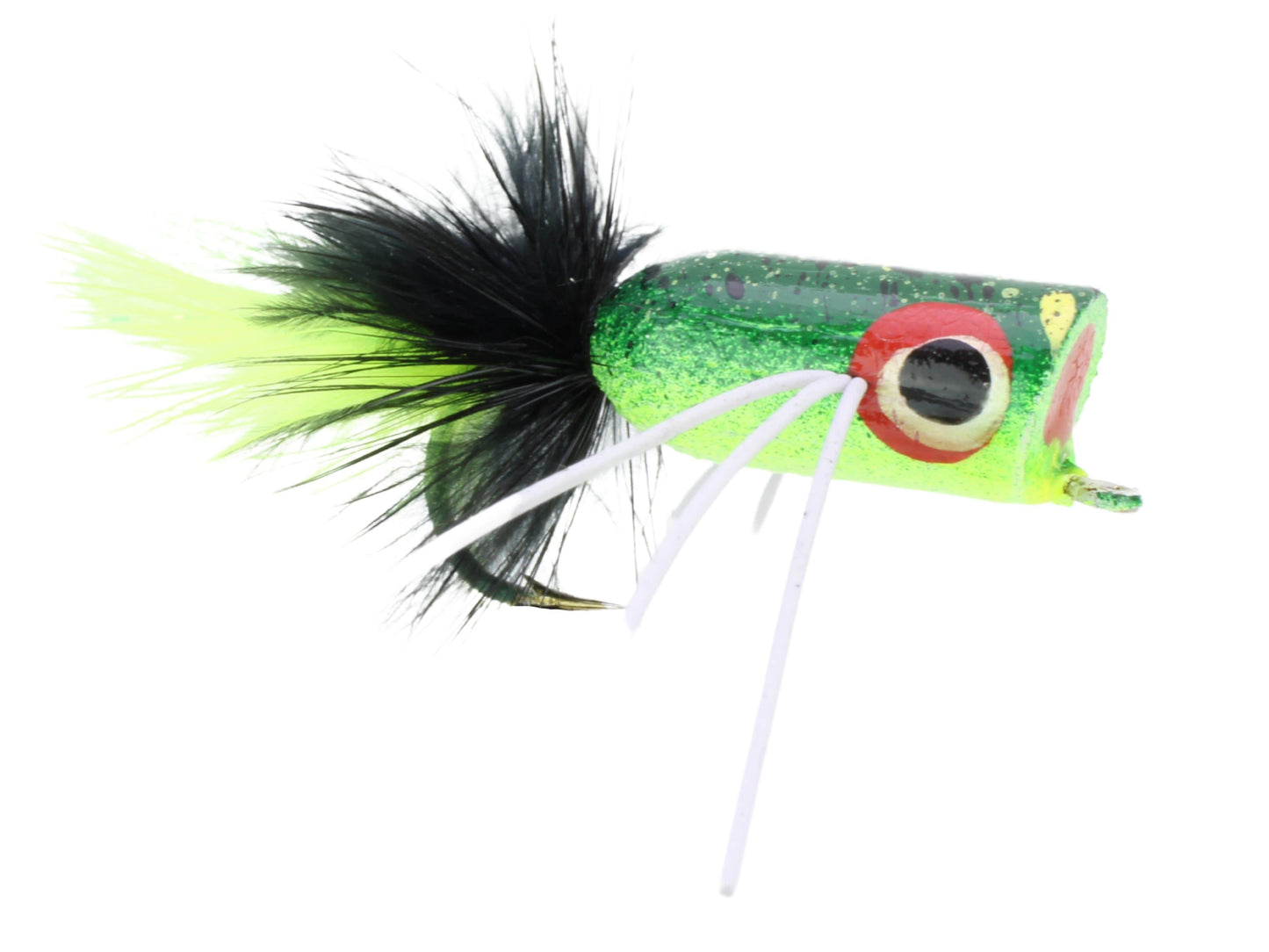 Wild Water Fly Fishing Camo Bass Popper, Size 2 (Qty 4) | SendIt Sailing