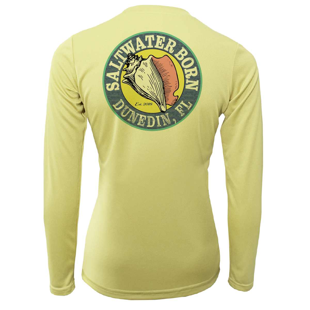 Dunedin, FL "Saltwater Hair Don't Care" Long Sleeve UPF 50+ Dry-Fit Shirt