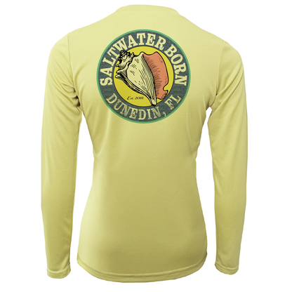 Dunedin, FL "Saltwater Hair Don't Care" Long Sleeve UPF 50+ Dry-Fit Shirt