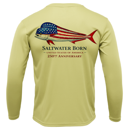 250th Anniversary Action Mahi Men's Long Sleeve UPF 50+ Dry-Fit Shirt