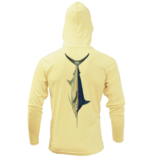St. Pete Beach, FL Blue Marlin Long Sleeve UPF 50+ Dry-Fit Hoodie