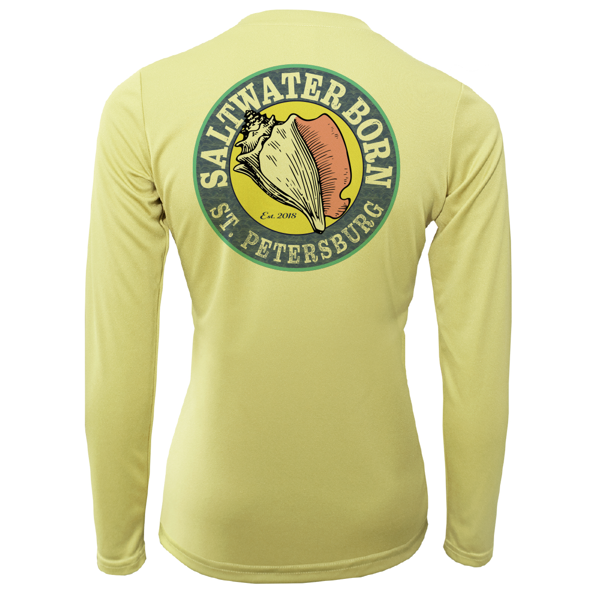 St. Petersburg, FL "Saltwater Hair Don't Care" Long Sleeve UPF 50+ Dry-Fit Shirt