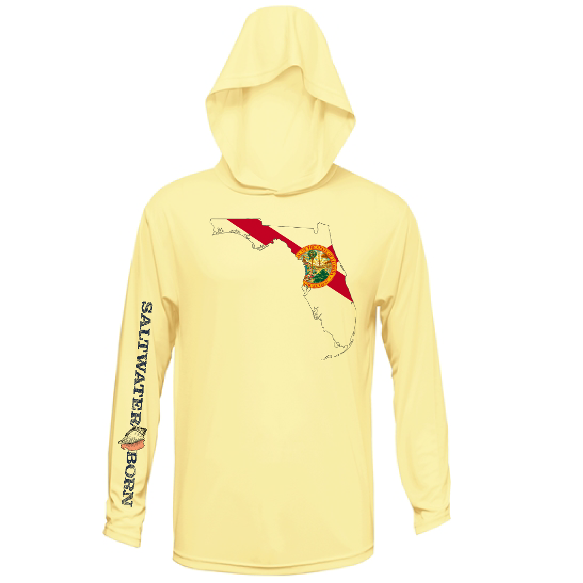 State of Florida Men's Long Sleeve UPF 50+ Dry-Fit Hoodie