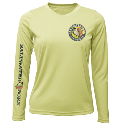 Key West, FL Seahorse Women's Long Sleeve UPF 50+ Dry-Fit Shirt