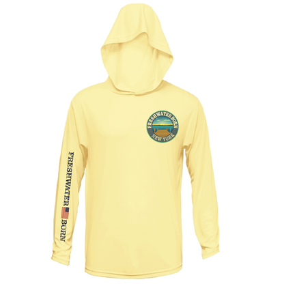 New York Freshwater Born Kraken Men's Long Sleeve UPF 50+ Dry-Fit Hoodie