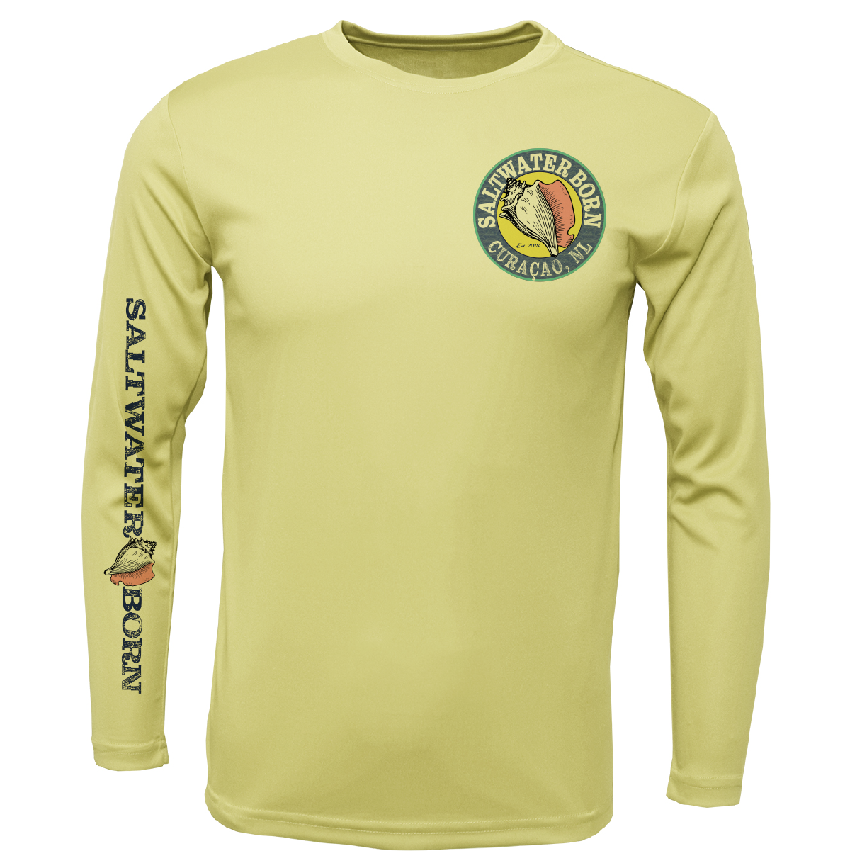 Curaçao, Netherlands Kraken Long Sleeve UPF 50+ Dry-Fit Shirt