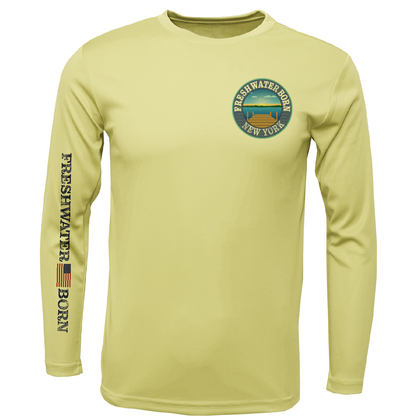 New York Freshwater Born Kraken Men's Long Sleeve UPF 50+ Dry-Fit Shirt