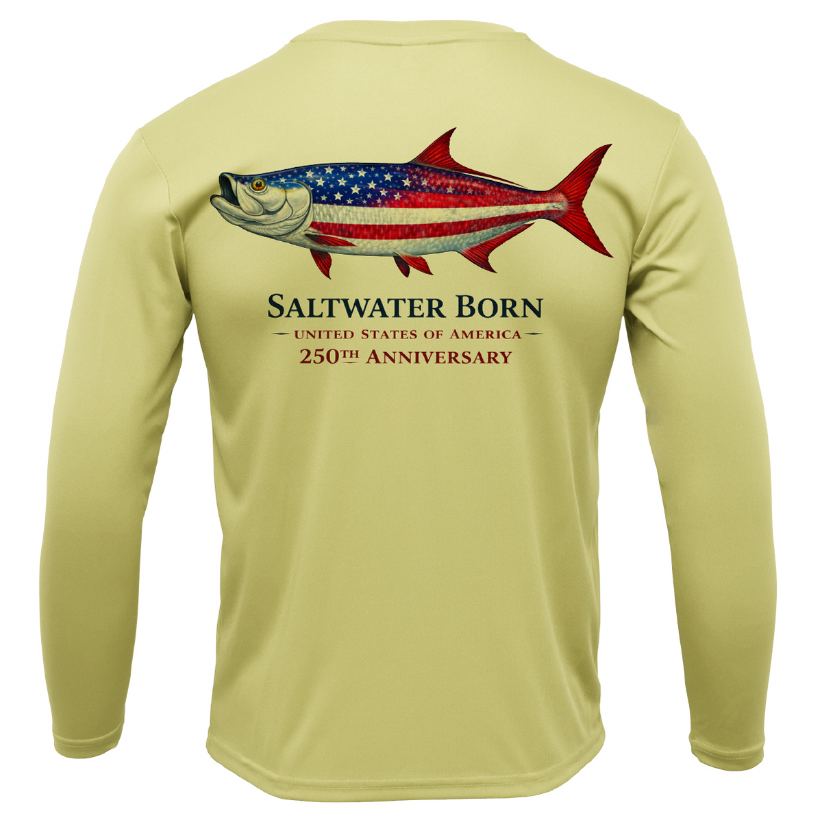 250th Action Tarpon Girl's Long Sleeve UPF 50+ Dry-Fit Shirt