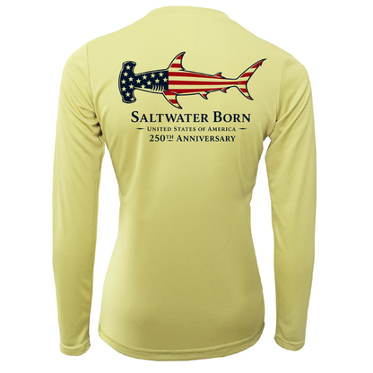 250th Anniversary Hammerhead Women's Long Sleeve UPF 50+ Dry-Fit Shirt