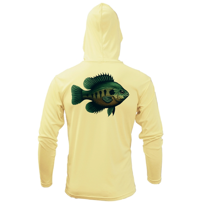 Florida Freshwater Born Bluegill Men's Long Sleeve UPF 50+ Dry-Fit Hoodie