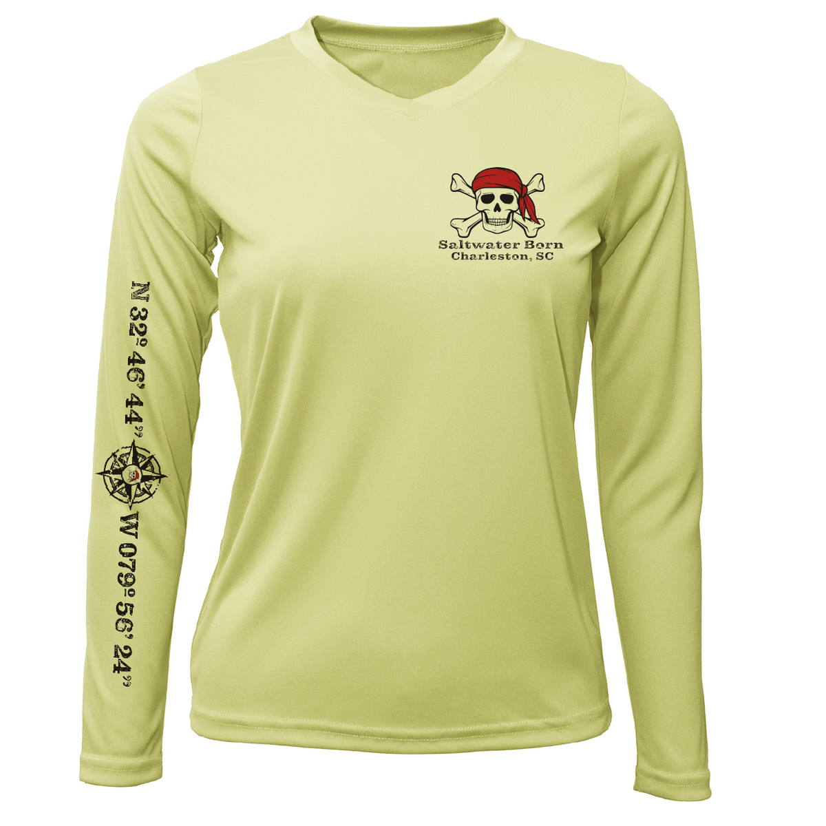 Charleston, SC "All For Rum and Rum For All" Women's Long Sleeve UPF 50+ Dry-Fit Shirt