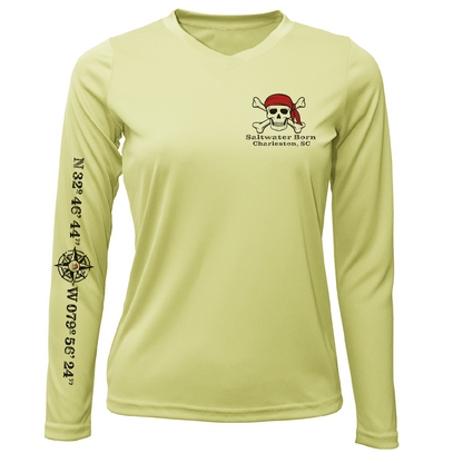 Charleston, SC "All For Rum and Rum For All" Women's Long Sleeve UPF 50+ Dry-Fit Shirt