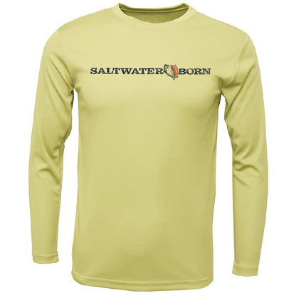 Long Island, NY Signs Men's Long Sleeve UPF 50+ Dry-Fit Shirt