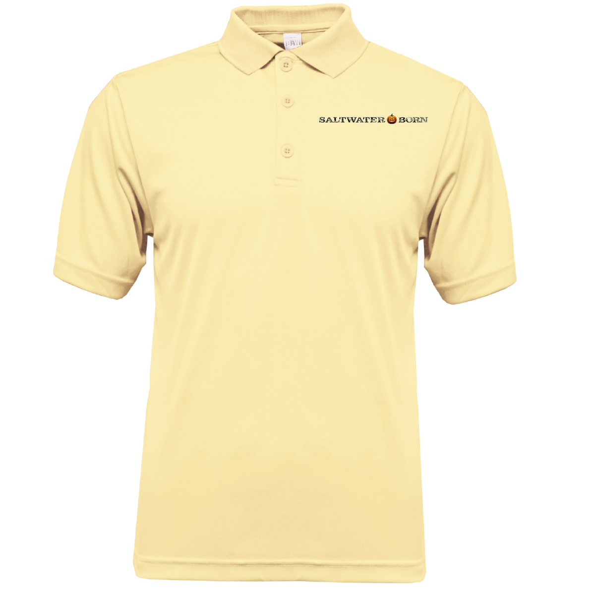 Dead Men Fish Still Men's Short Sleeve UPF 50+ Dry-Fit Polo