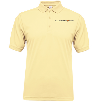 Dead Men Fish Still Men's Short Sleeve UPF 50+ Dry-Fit Polo