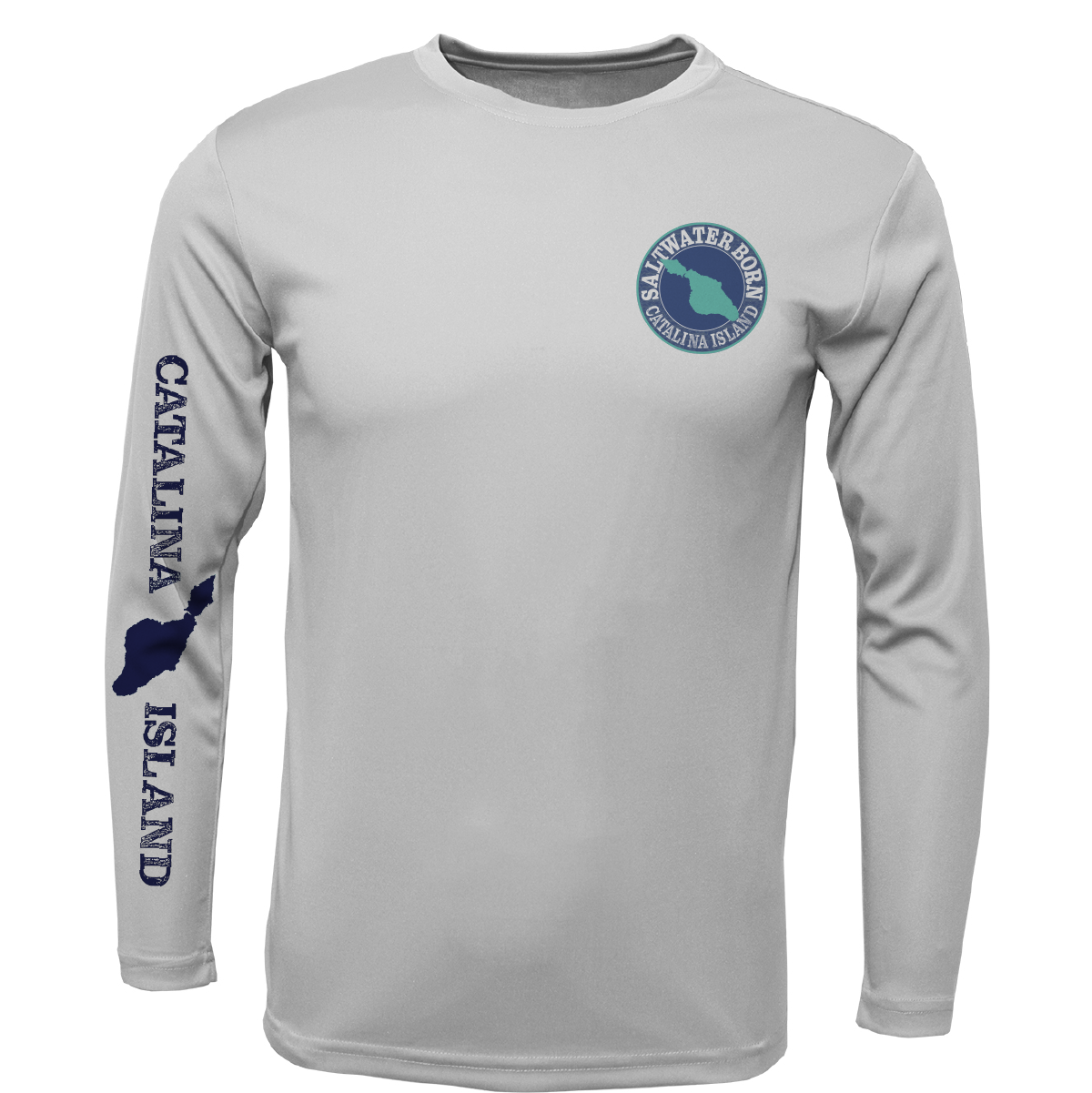 Catalina Island Blue Marlin Long Sleeve UPF 50+ Dry-Fit Shirt