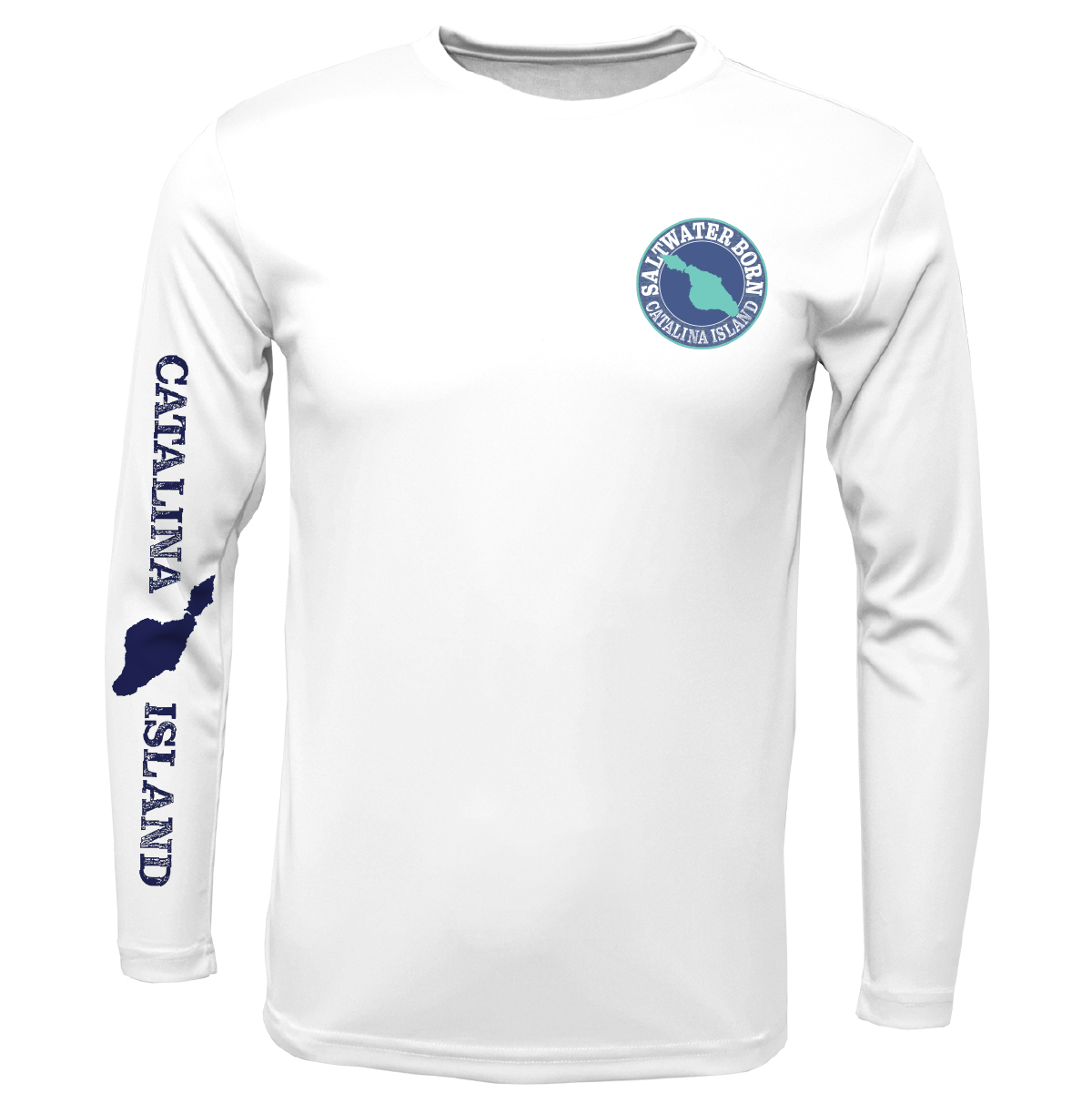 Catalina Island Blue Marlin Long Sleeve UPF 50+ Dry-Fit Shirt